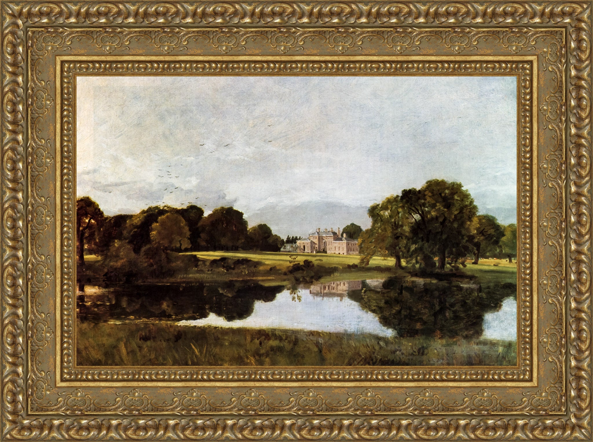 Malvern Hall, Warwickshire – John Constable, 1809 - Canvas Classics