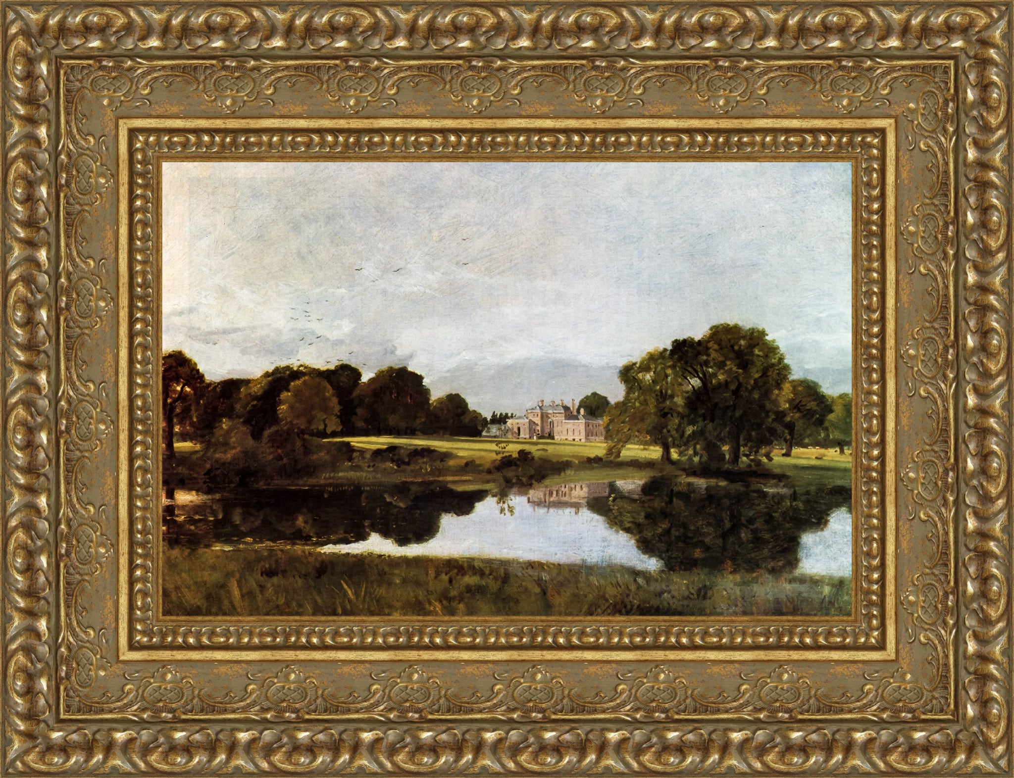 Malvern Hall, Warwickshire – John Constable, 1809 - Canvas Classics