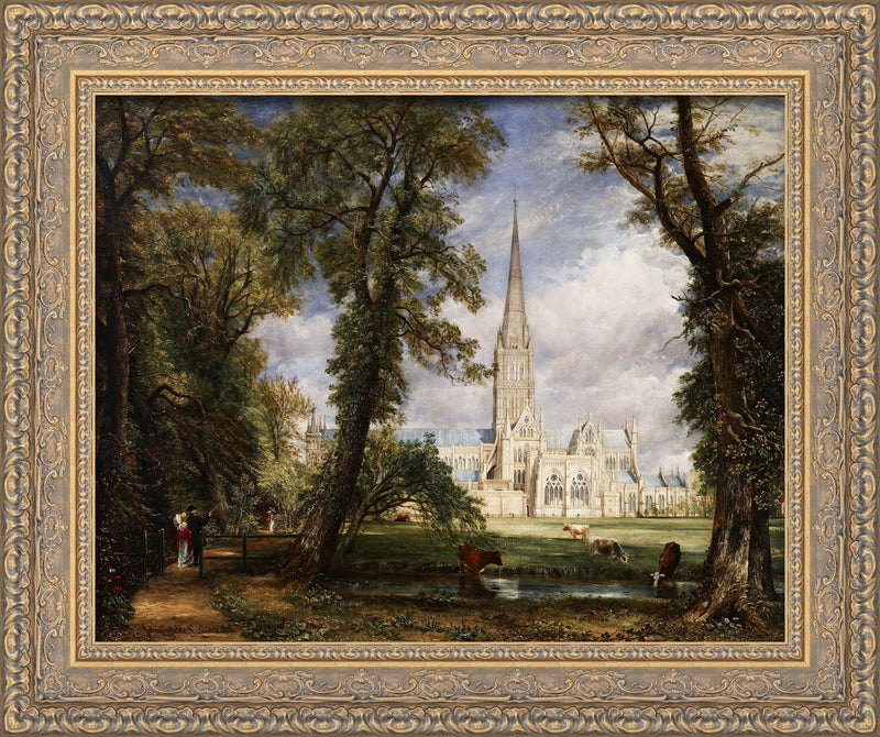 Salisbury Cathedral from the Bishop's Garden – John Constable, 1826