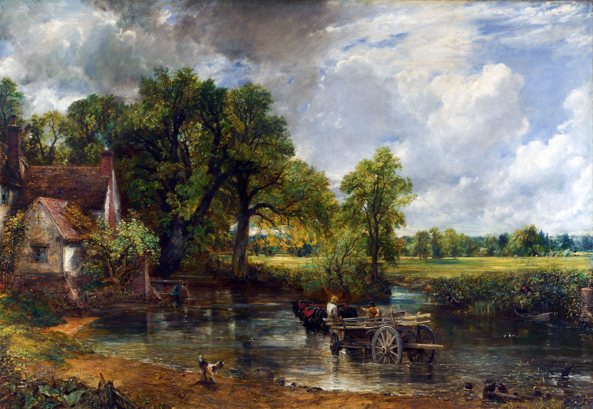 The Hay Wain – John Constable, 1821, framed
