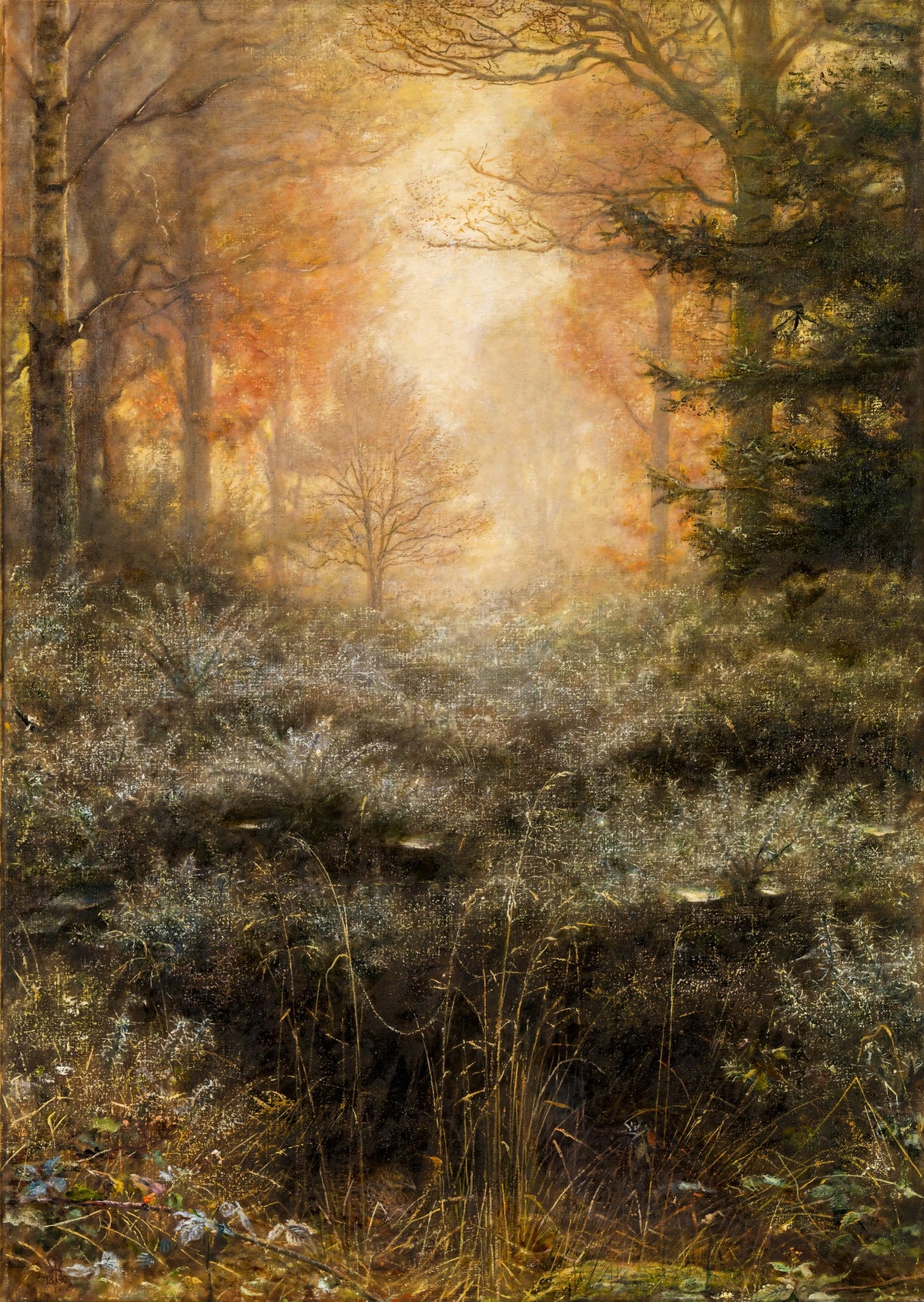 Dew Drenched Furze – John Everett Millais, 1890, framed