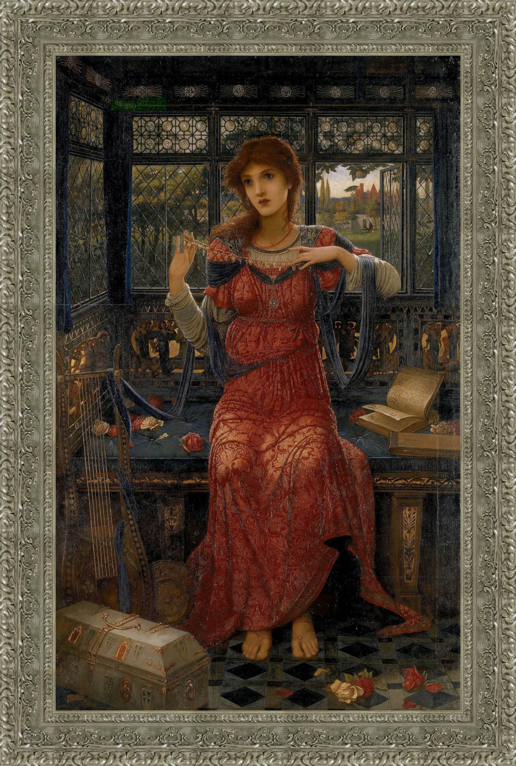 17 by John Melhuish Strudwick — Framed Giclee Canvas Print | Canvas Classics