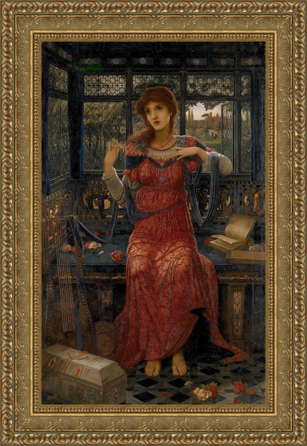 17 by John Melhuish Strudwick — Framed Giclee Canvas Print | Canvas Classics