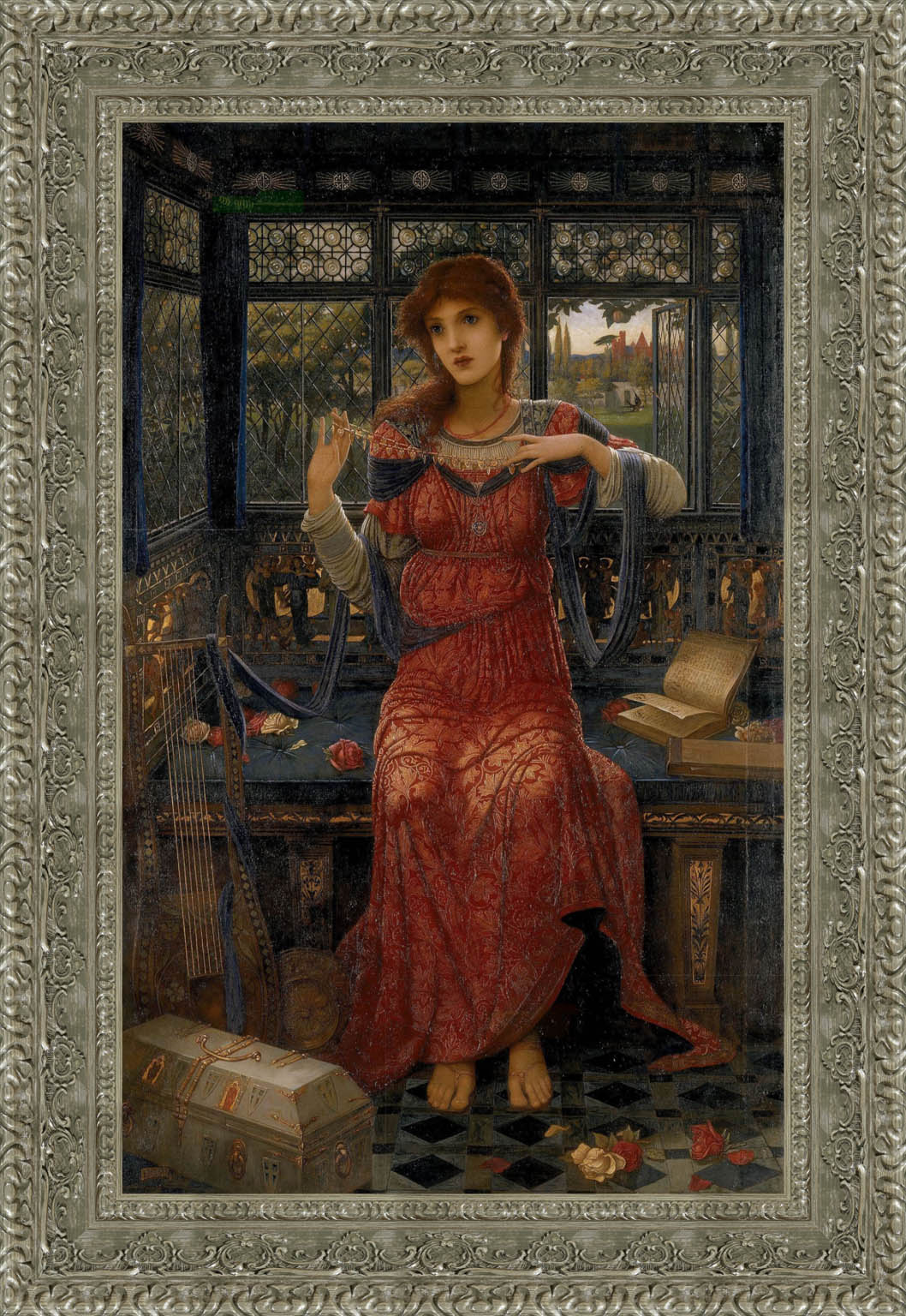 17 by John Melhuish Strudwick — Framed Giclee Canvas Print | Canvas Classics