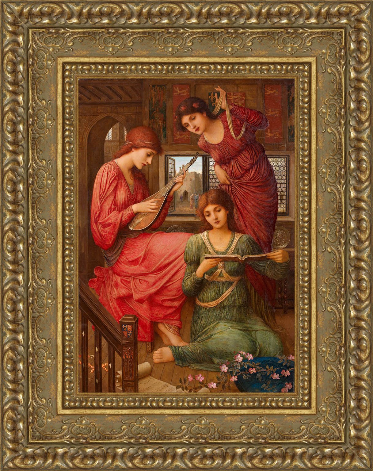 In The Golden Days – John Melhuish Strudwick, 1870s - Canvas Classics