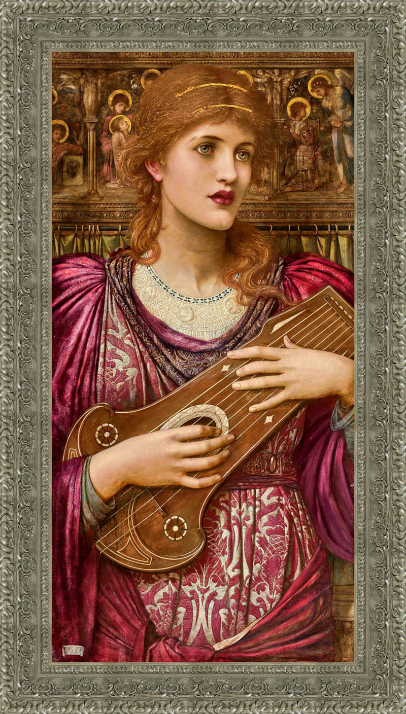 Thy Music Faintly Falling – John Melhuish Strudwick, 1890