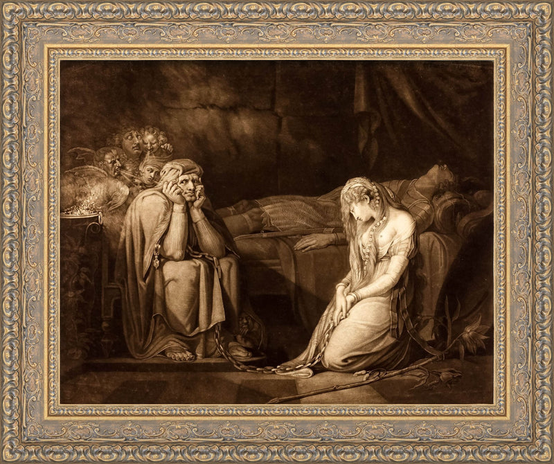 Belisane And Parcival Under The Enchantment Of Urma – John Raphael Smith After Henry Fuseli, 1783