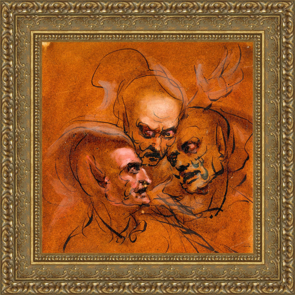 Three Heads The Witches Of Macbeth – John Runciman, c. 1767-1768