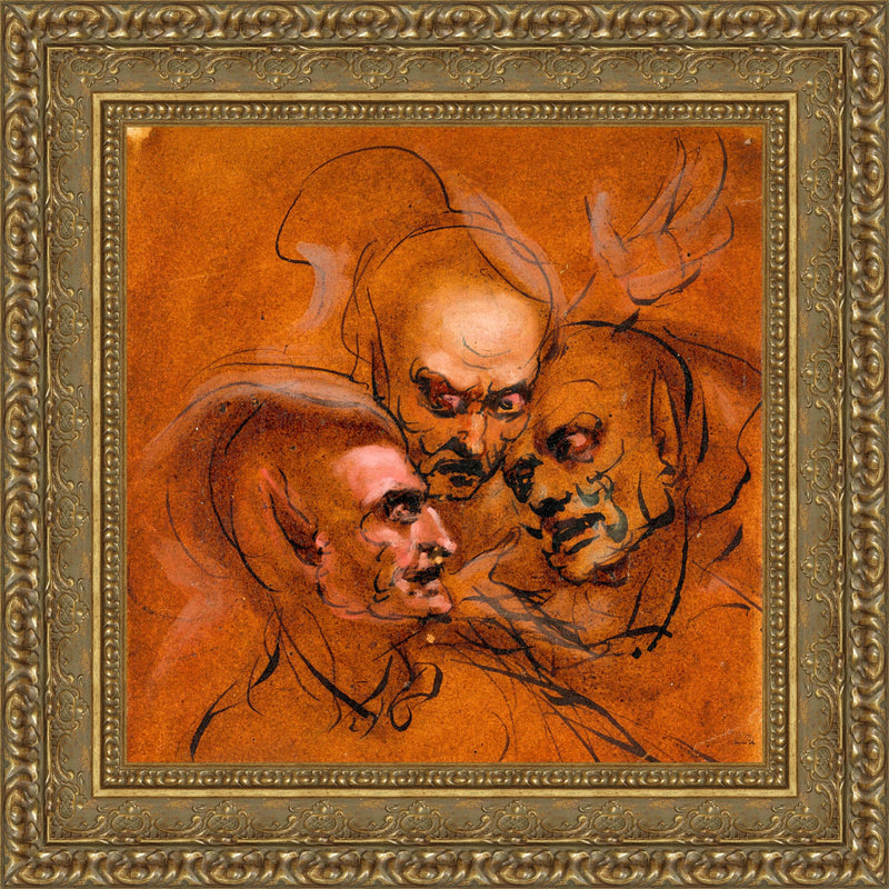 Three Heads The Witches Of Macbeth – John Runciman, c. 1767-1768