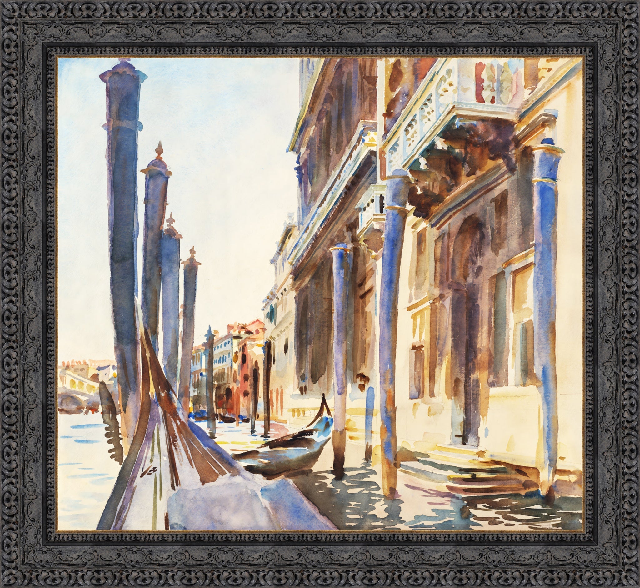 Gondola Moorings on the Grand Canal