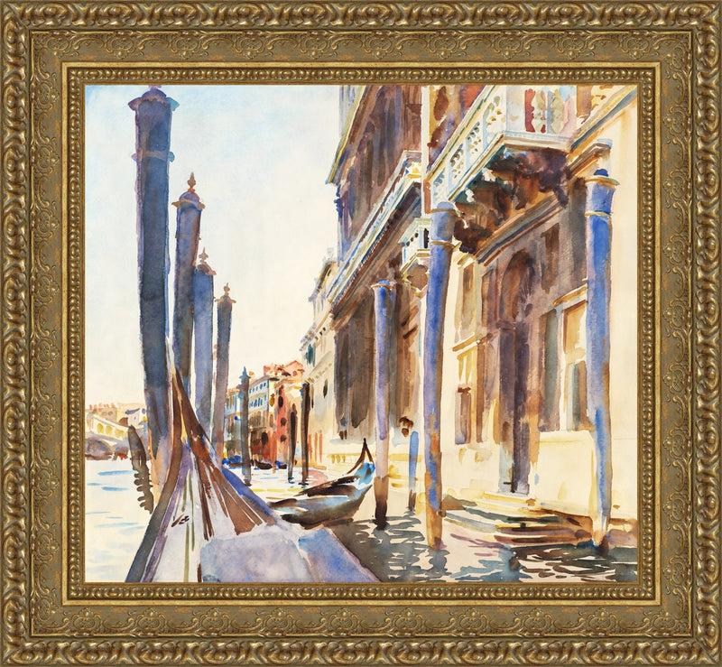 Gondola Moorings on the Grand Canal – John Singer Sargent, 1904