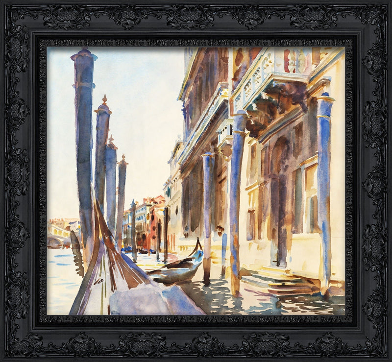 Gondola Moorings on the Grand Canal – John Singer Sargent, 1904
