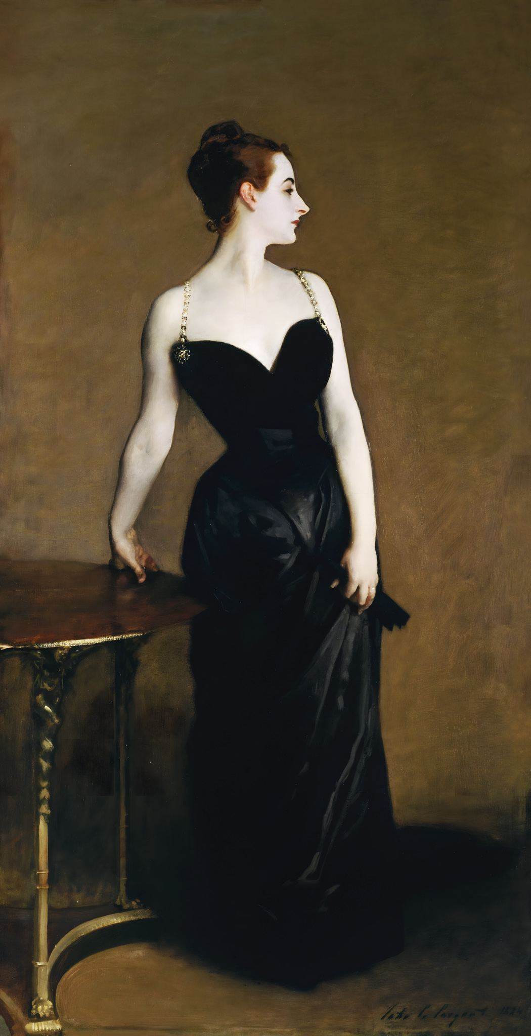 Madame X (Madame Pierre Gautreau) – John Singer Sargent, 1884, framed