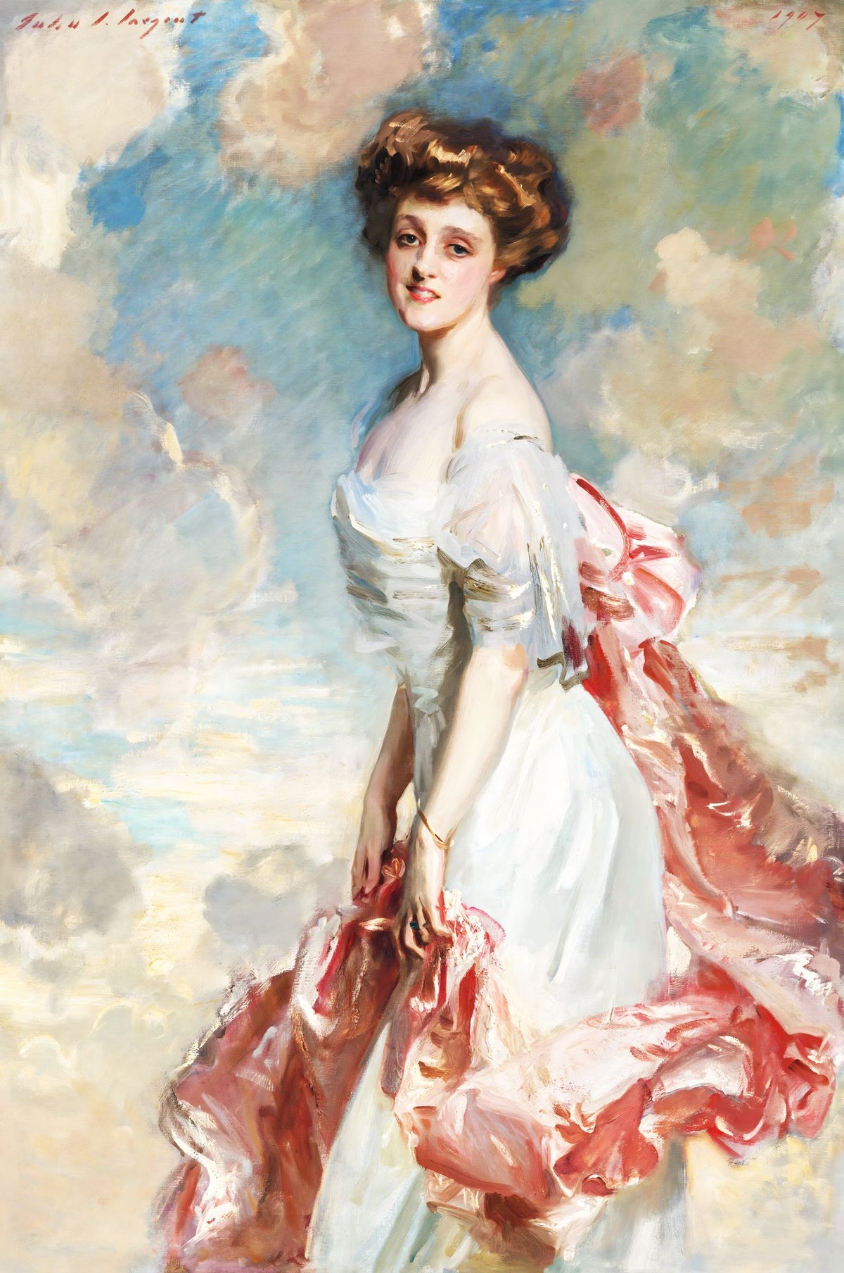 Miss Grace Woodhouse – John Singer Sargent, 1890, framed