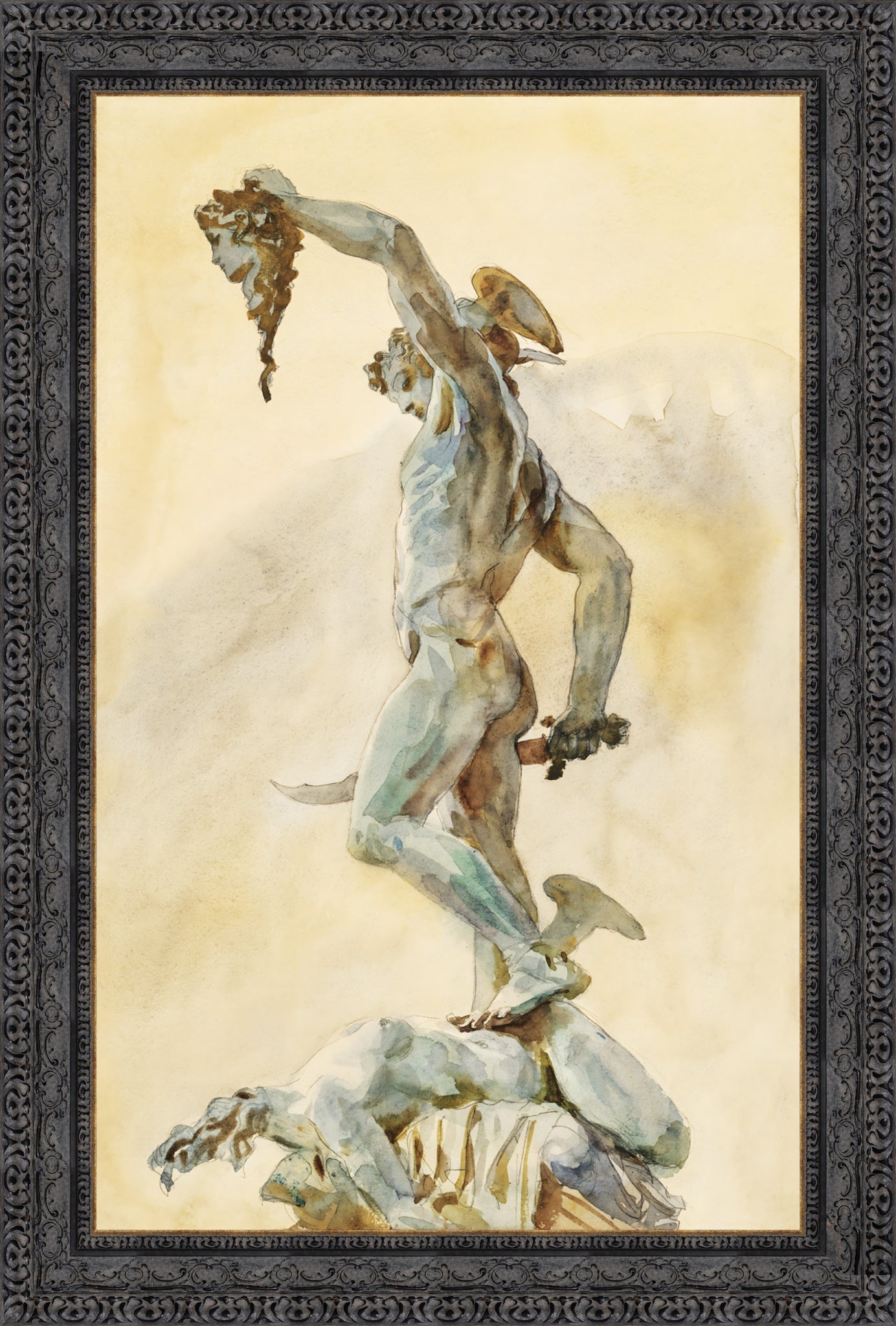 Sketch of Cellini’s Perseus