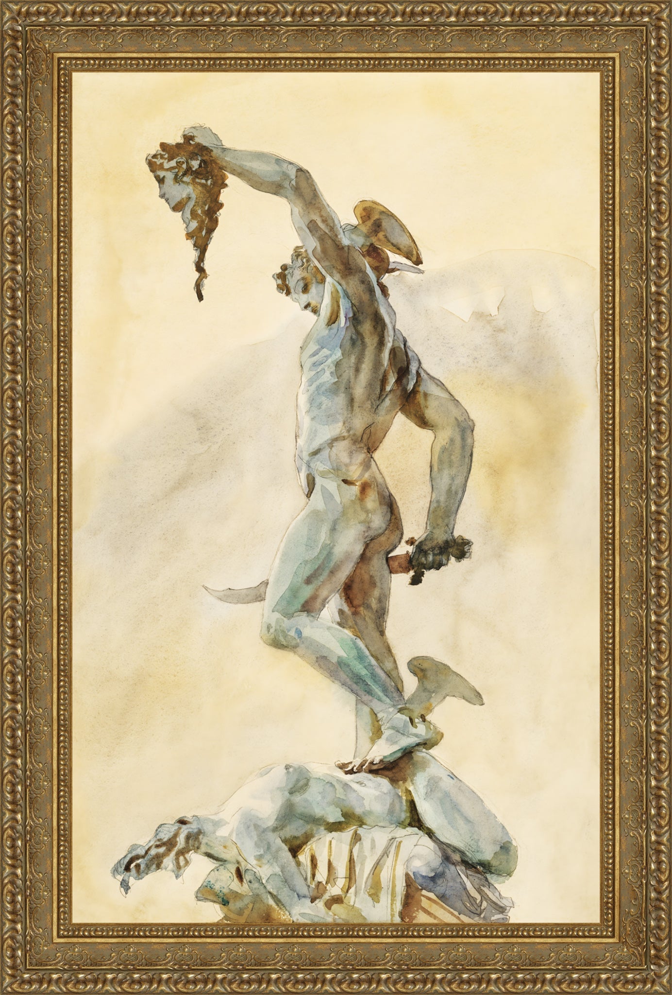 Sketch of Cellini’s Perseus