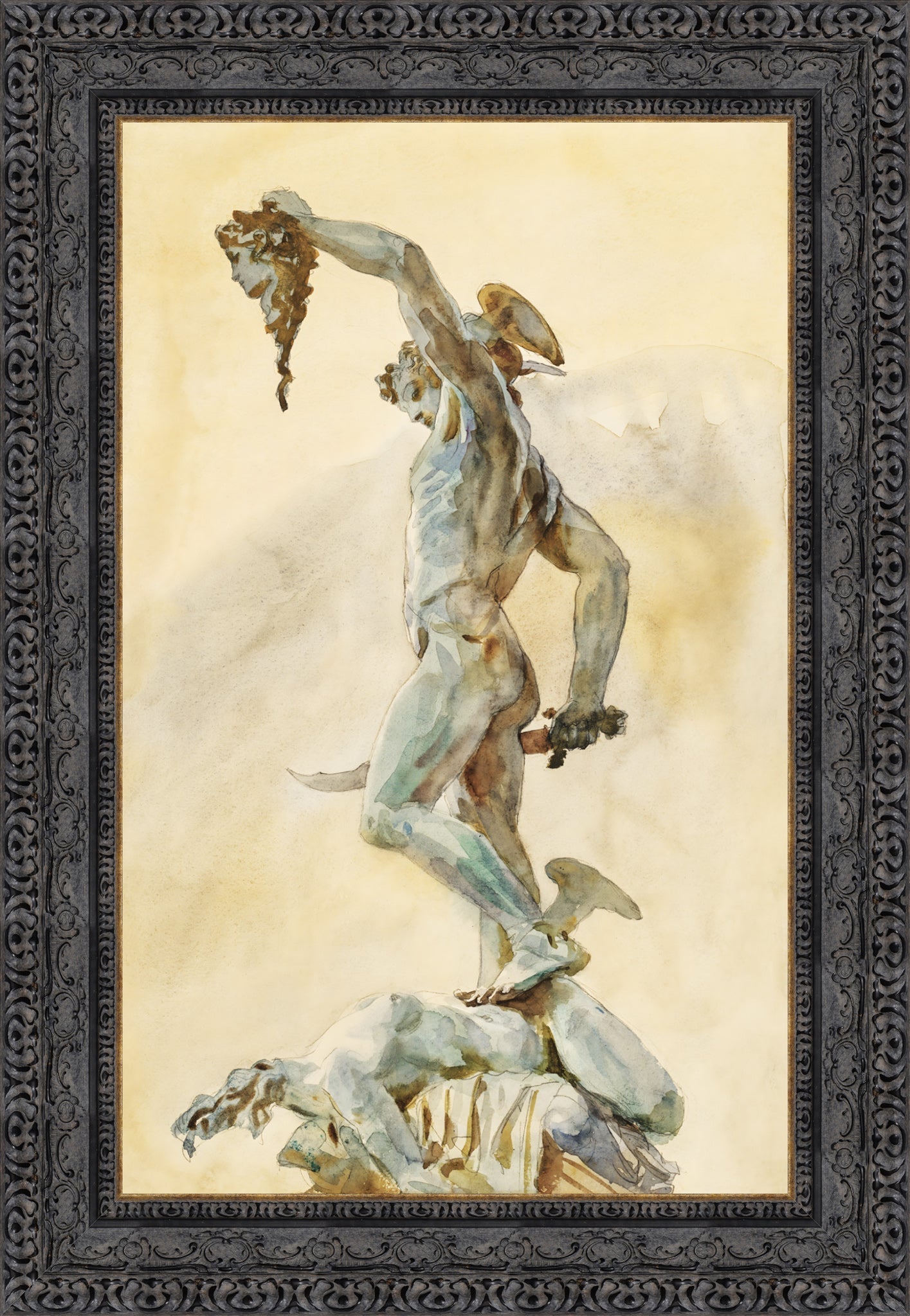 Sketch of Cellini’s Perseus