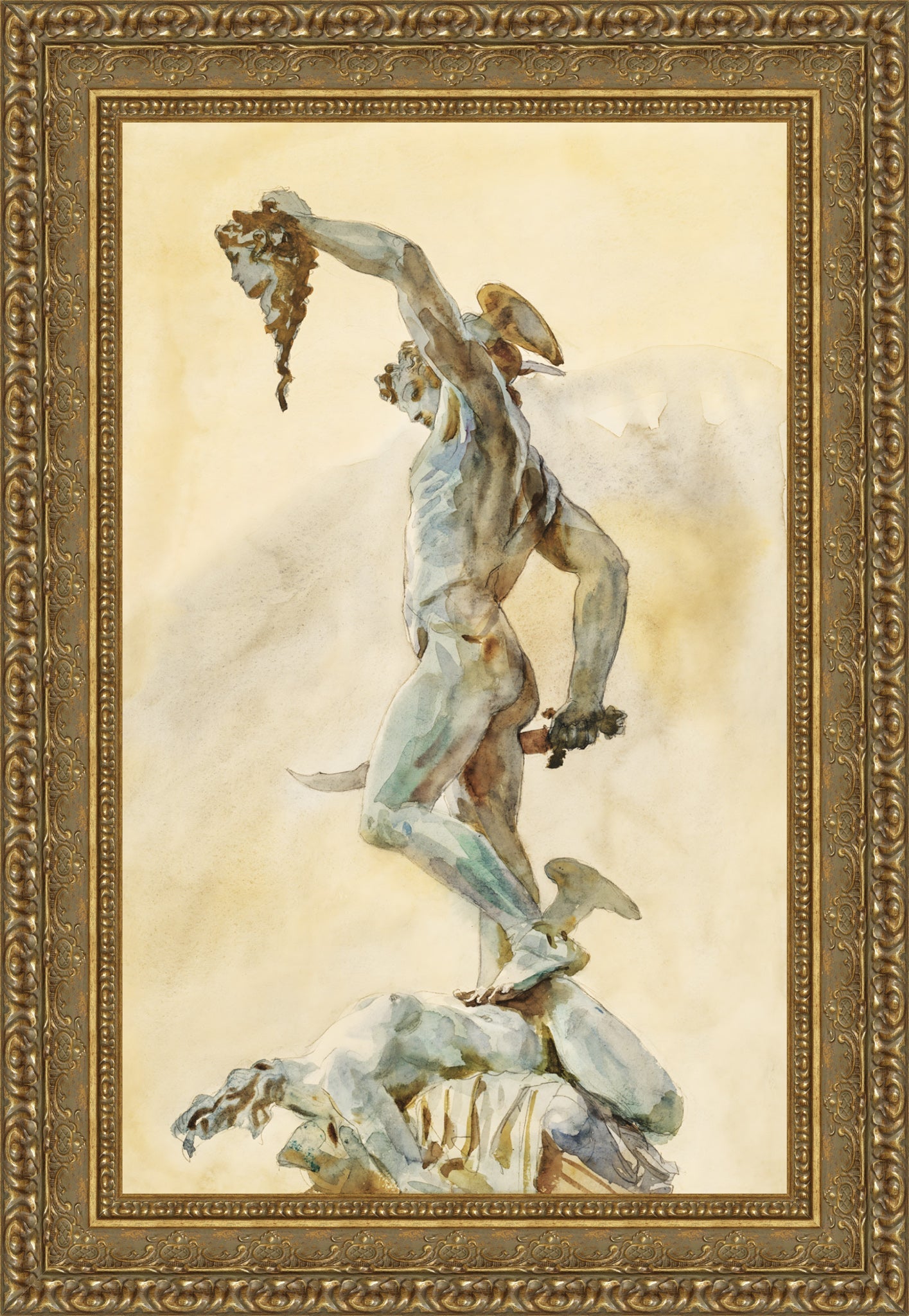 Sketch of Cellini’s Perseus