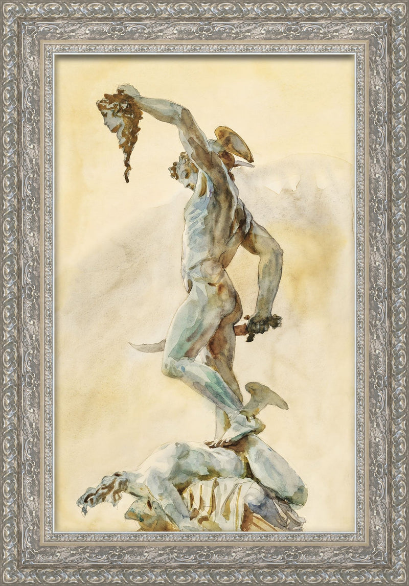 Sketch of Cellini’s Perseus – John Singer Sargent, c. 1909–1910