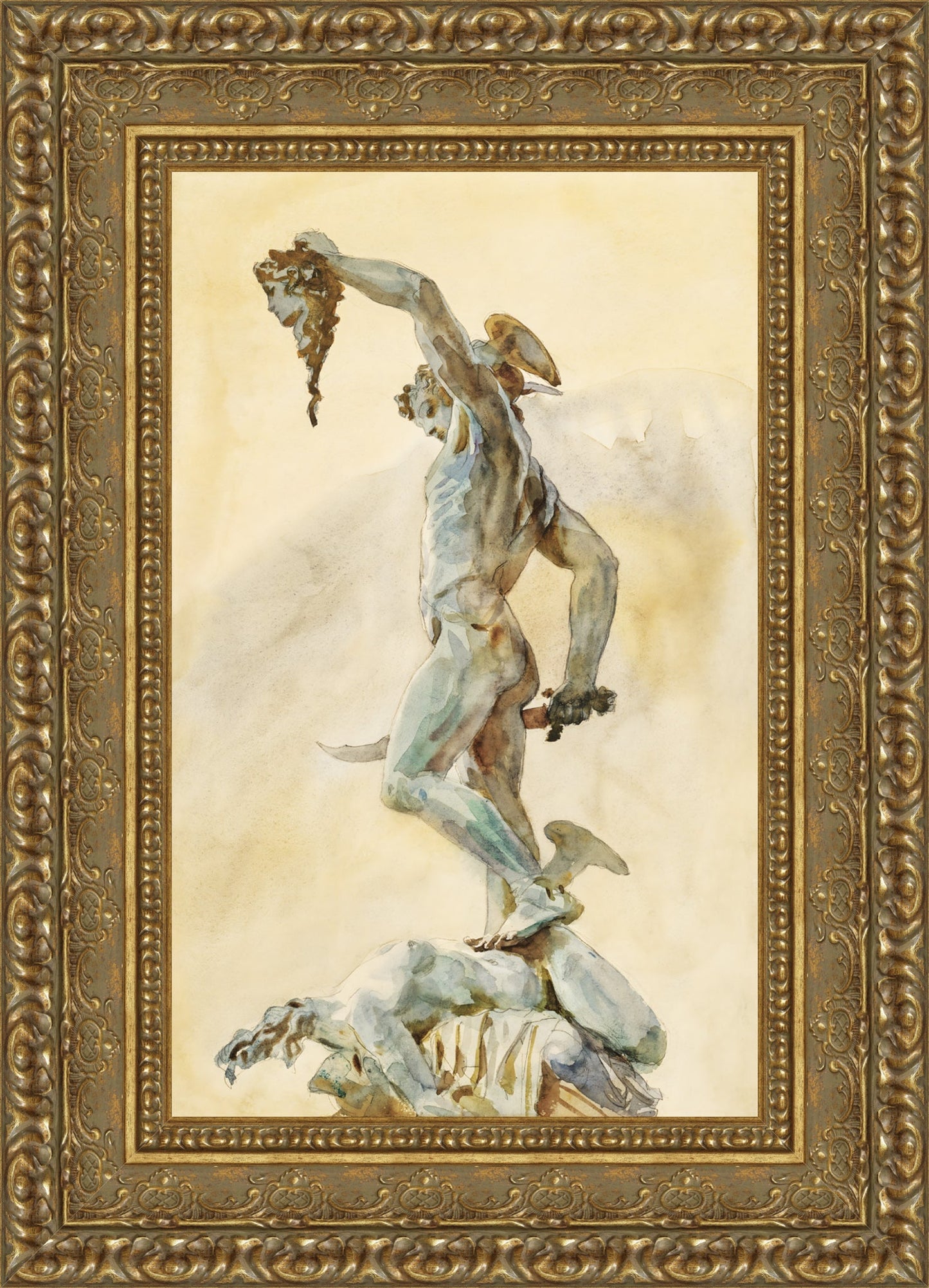 Sketch of Cellini’s Perseus