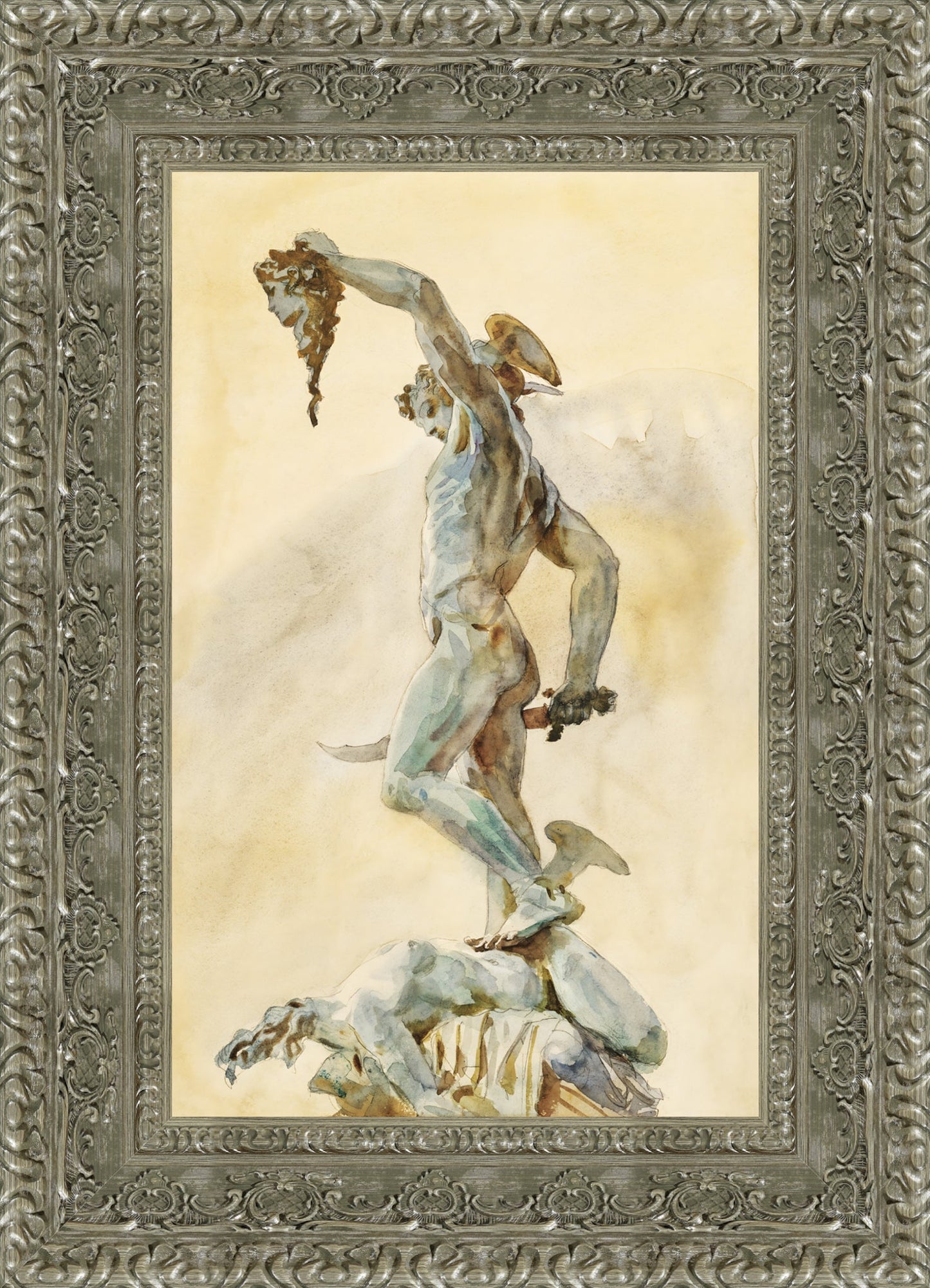 Sketch of Cellini’s Perseus