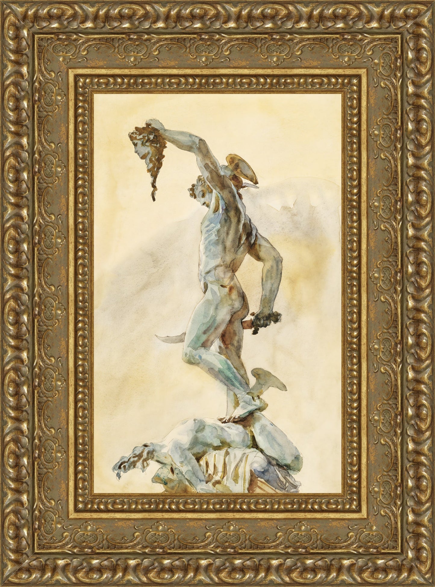 Sketch of Cellini’s Perseus