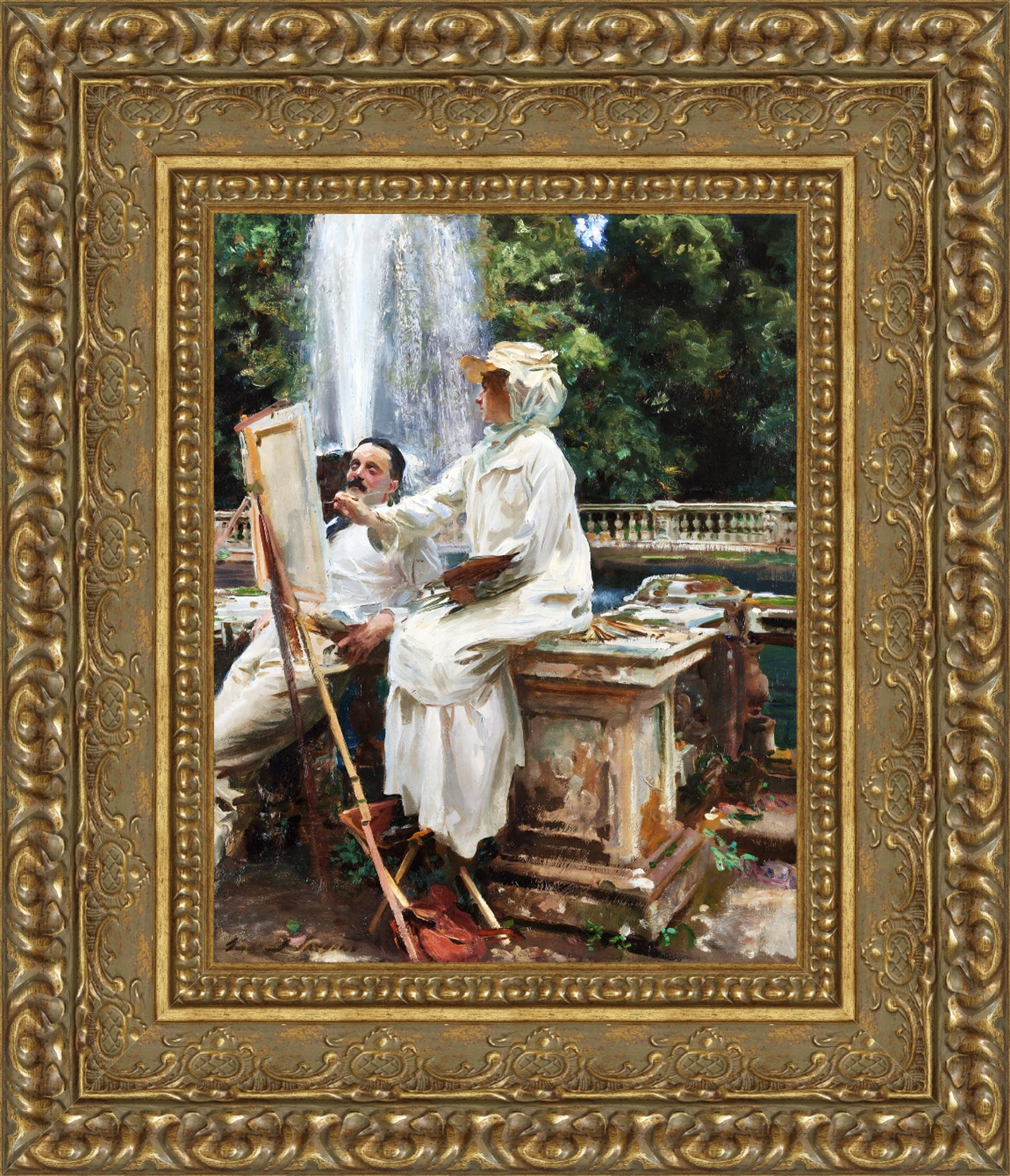 The Fountain, Villa Torlonia, Frascati, Italy – John Singer Sargent, 1907