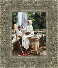 Silver frame