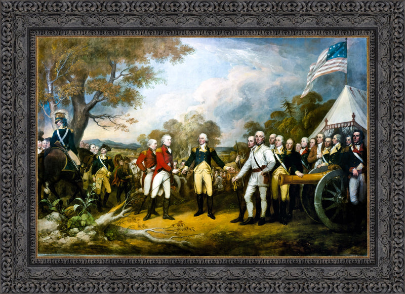 Surrender of General Burgoyne – John Trumbull, 1821