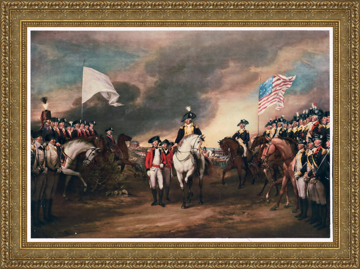 Surrender of Lord Cornwallis at Yorktown – John Trumbull, 1820