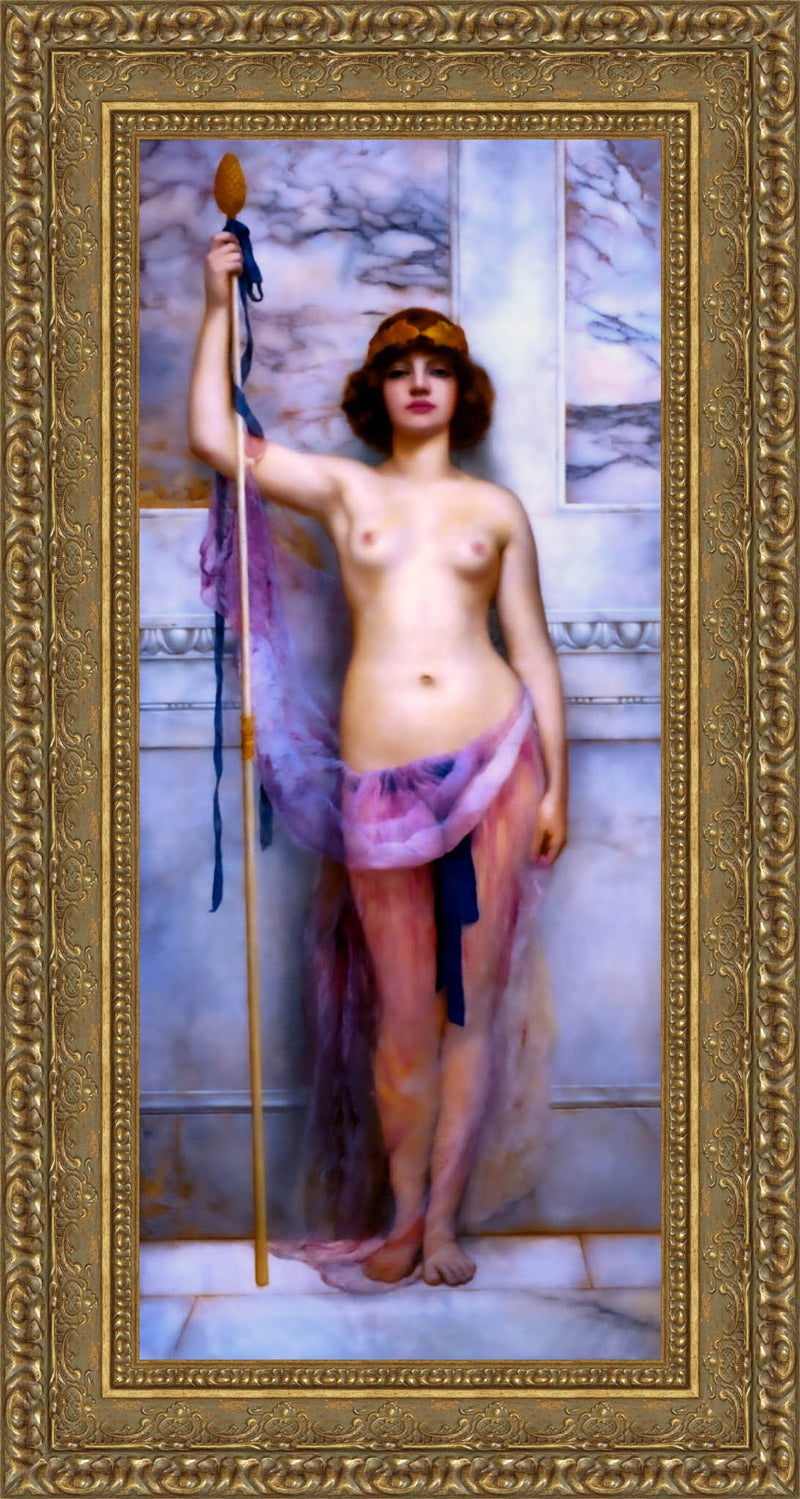 A Priestess – John William Godward, 1894