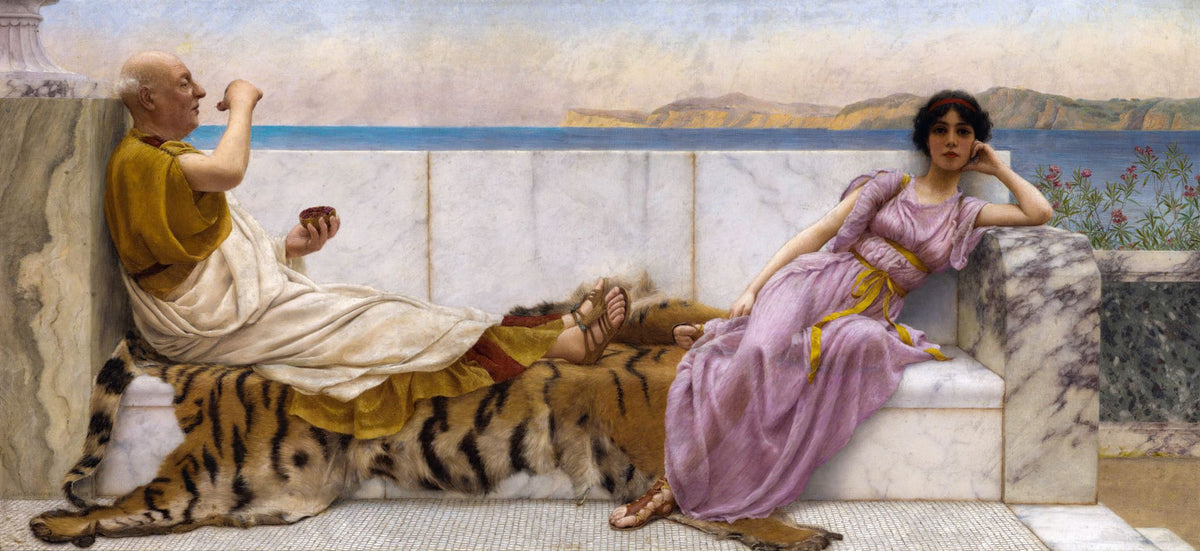 Eighty and Eighteen – John William Godward, 1903, framed