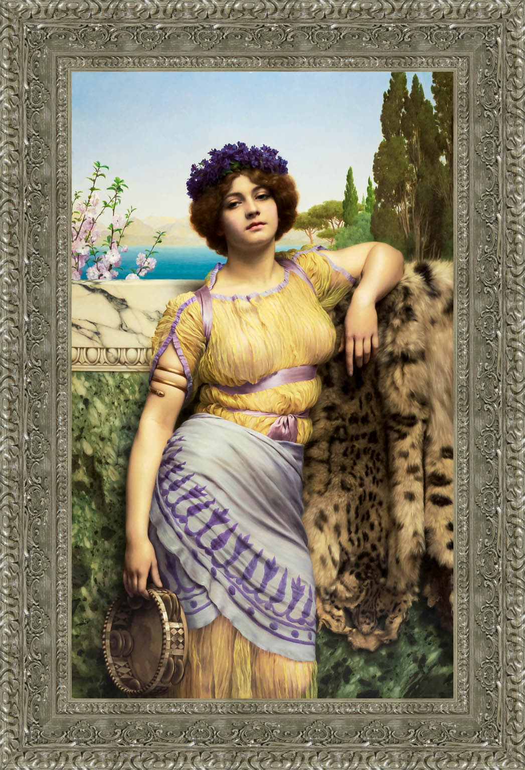 Ionian Dancing Girl by John William Godward — Framed Giclee Canvas Print | Canvas Classics