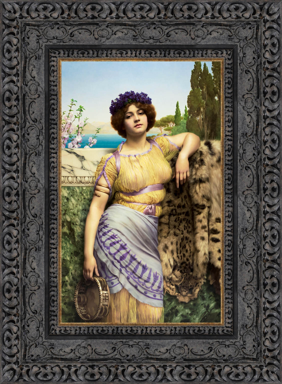 Ionian Dancing Girl by John William Godward — Framed Giclee Canvas Print | Canvas Classics