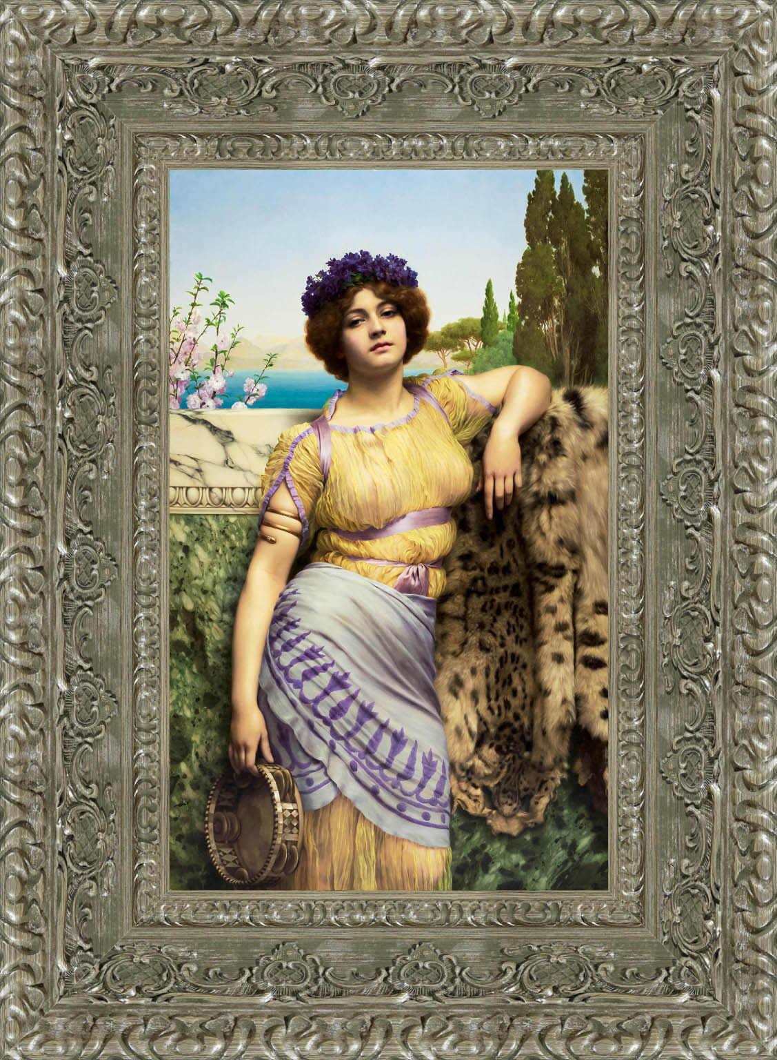 Ionian Dancing Girl by John William Godward — Framed Giclee Canvas Print | Canvas Classics