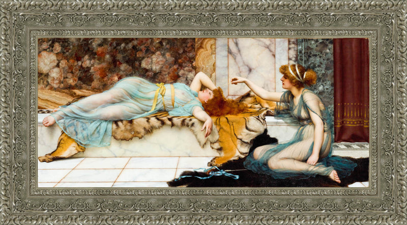 Mischief And Repose – John William Godward, 1895