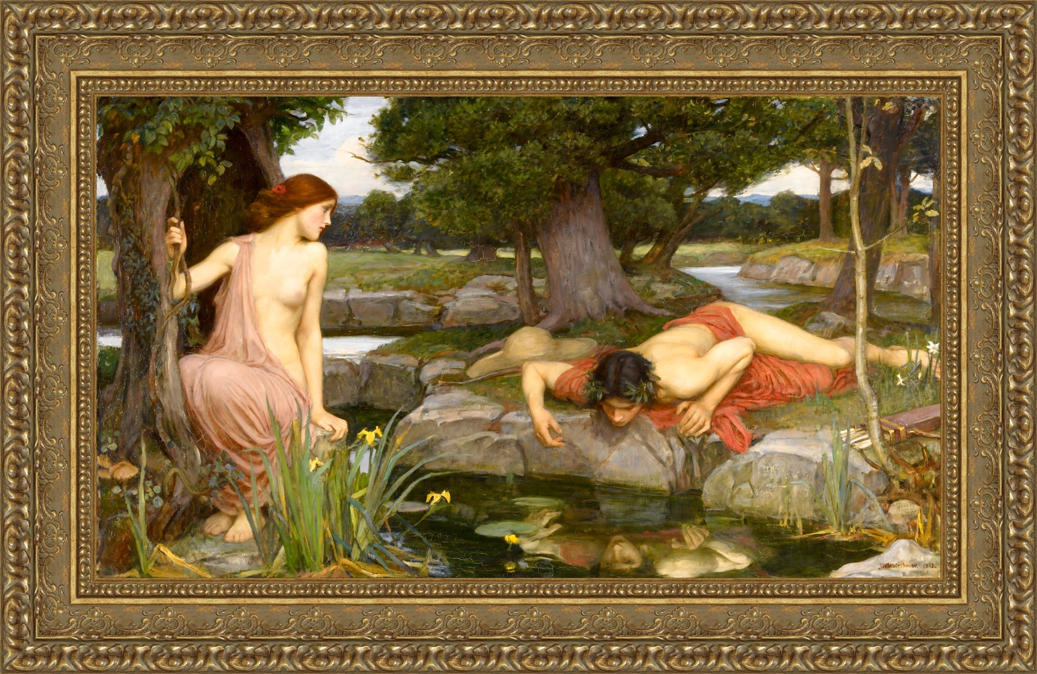 Echo And Narcissus
