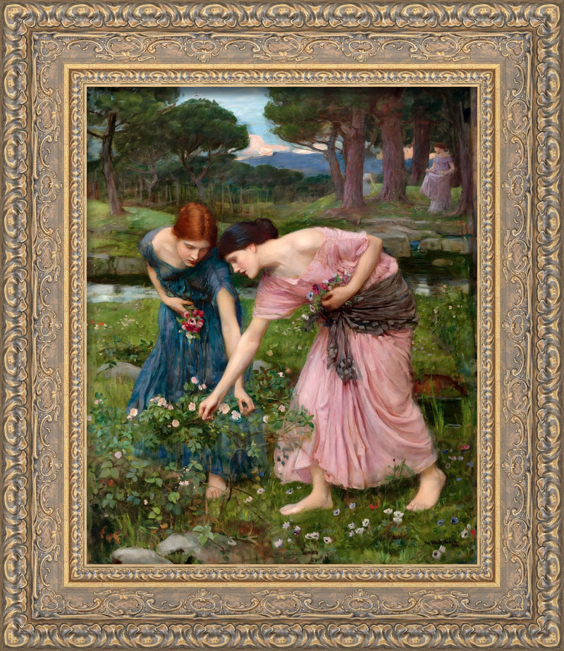 Gather Ye Rosebuds While Ye May – John William Waterhouse, 1908