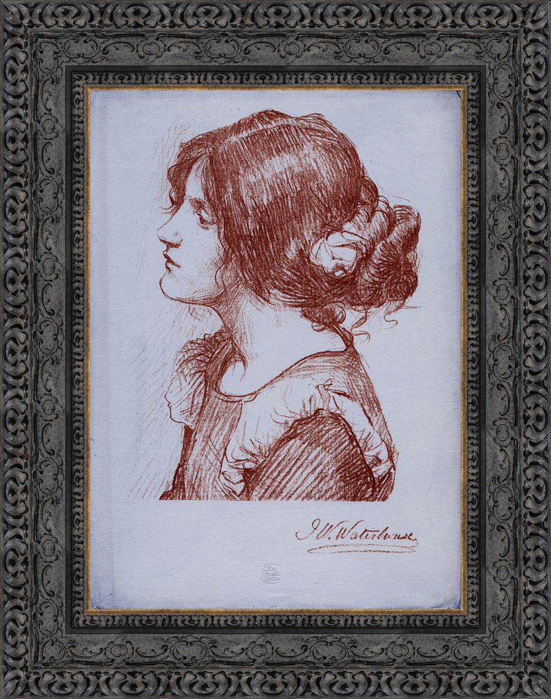 Head Of A Woman – John William Waterhouse, 1896