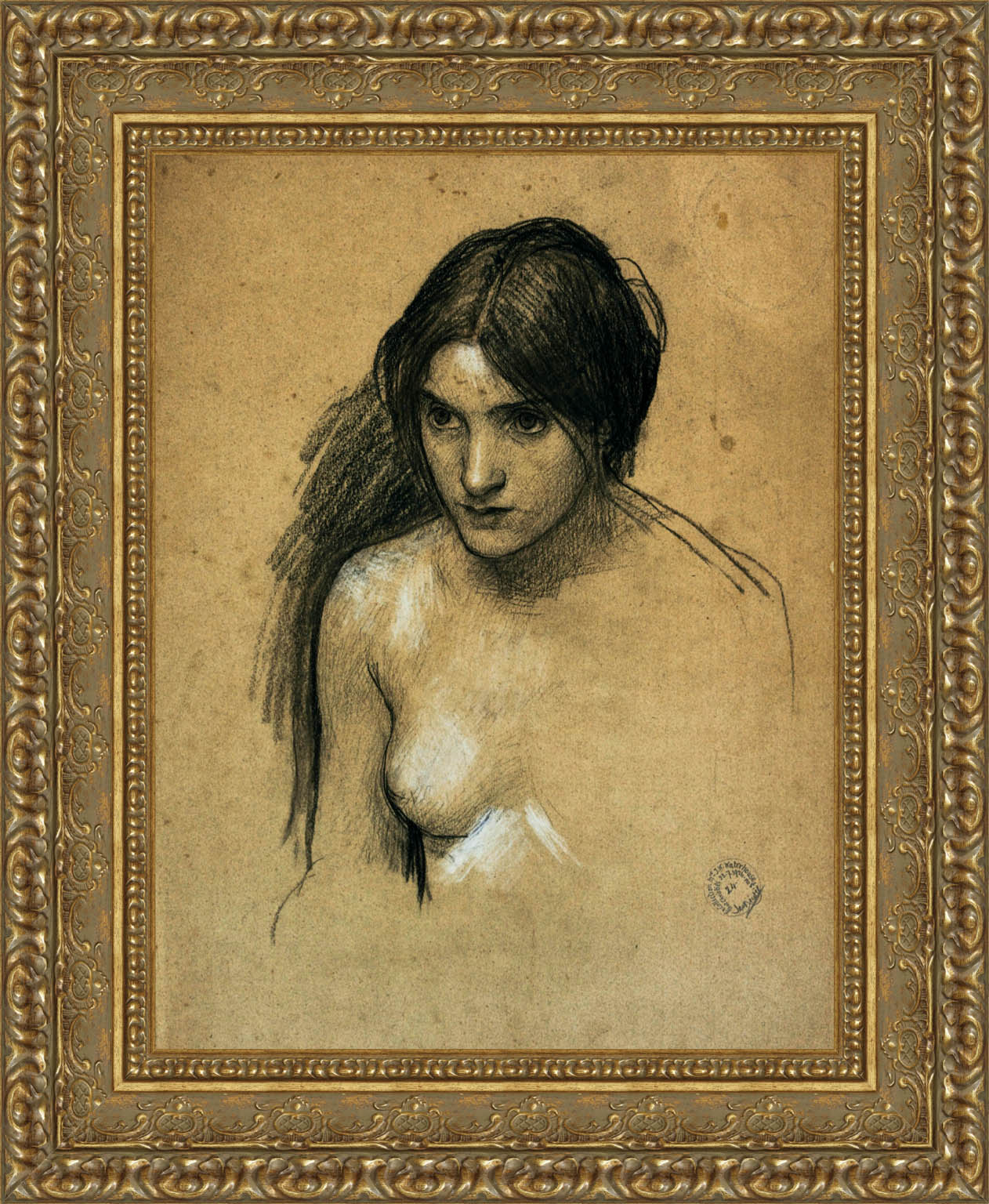 Hylas And The Nymphs Study – John William Waterhouse, c. 1896