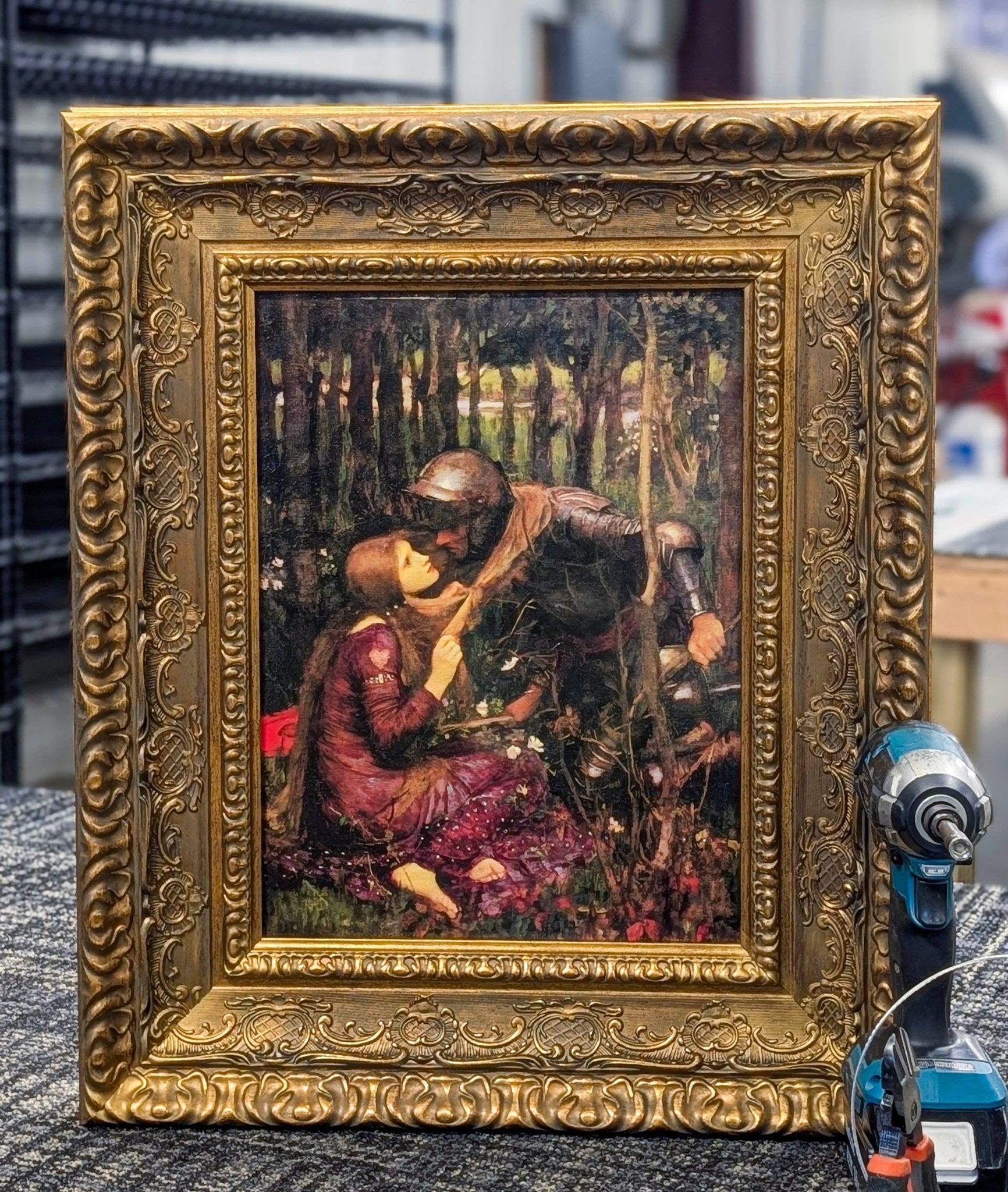 La Belle Dame Sans Merci by John William Waterhouse — Framed Giclee Canvas Print | Canvas Classics