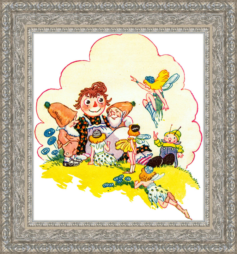 Rag Doll With Gnomes and Fairies - Johnny Gruelle, 1918