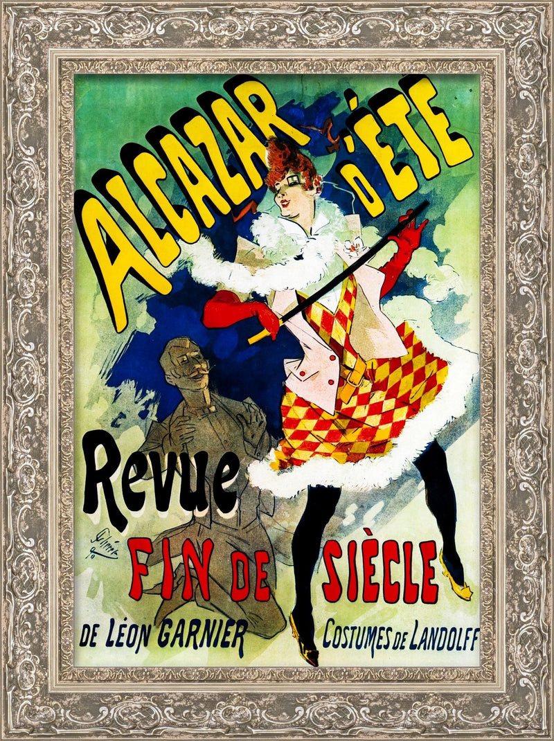 Alcazar d’Été, Revue Fin de Siècle – Jules Chéret, 1890