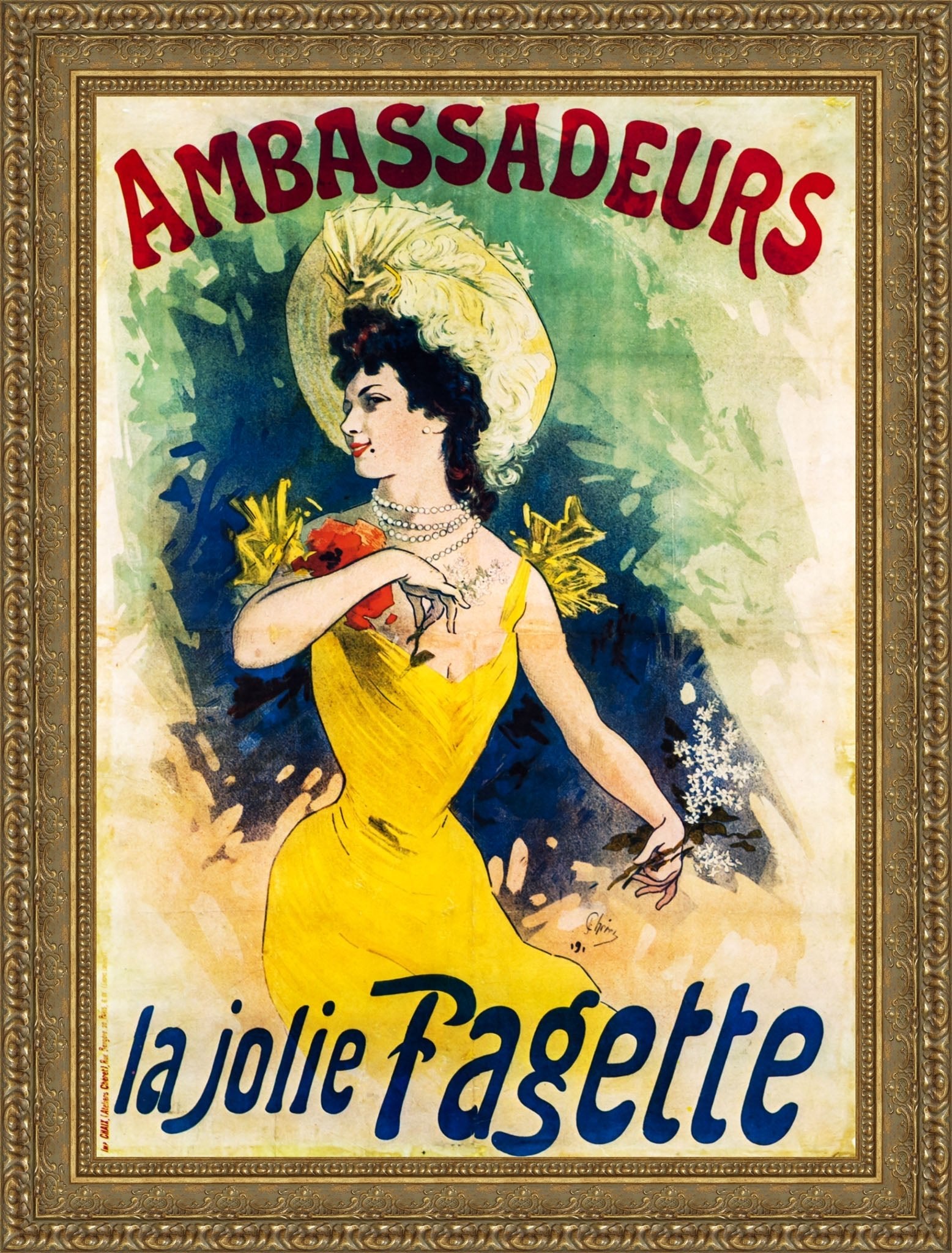 Ambassadeurs La Jolie Fagette 1901 - Canvas Classics