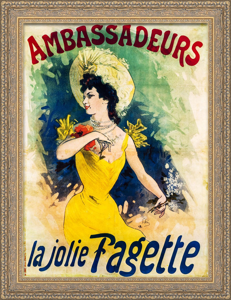 Ambassadeurs, La Jolie Fagette – Jules Chéret, 1901