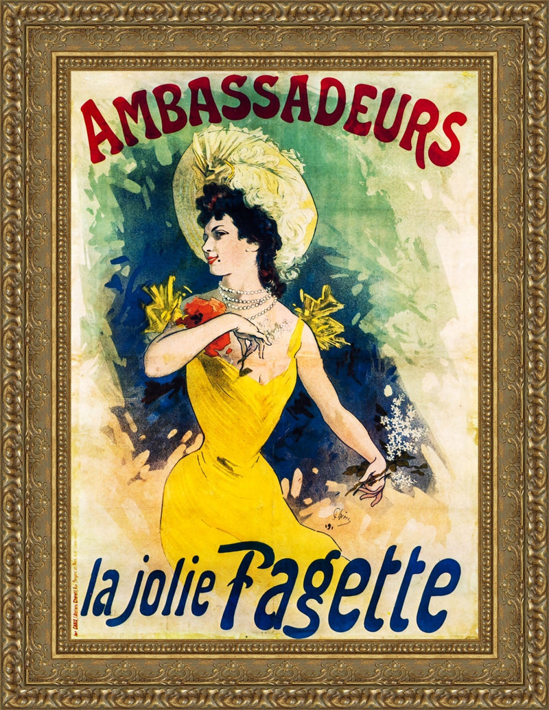 Ambassadeurs, La Jolie Fagette – Jules Chéret, 1901