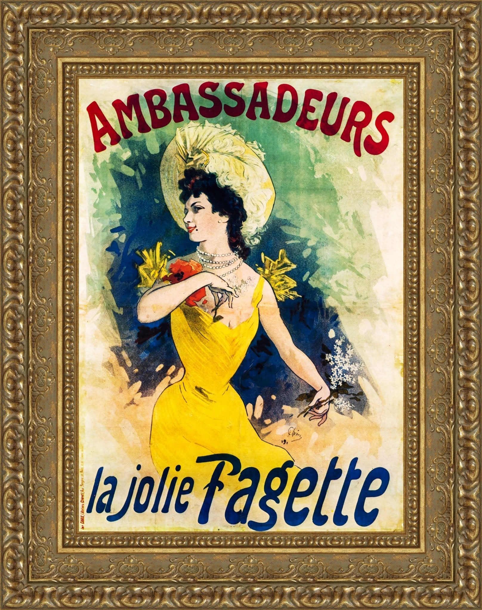 Ambassadeurs La Jolie Fagette 1901 - Canvas Classics