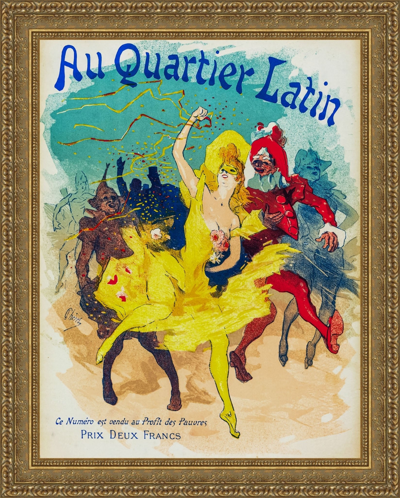 Au Quartier Latin 1894 - Canvas Classics
