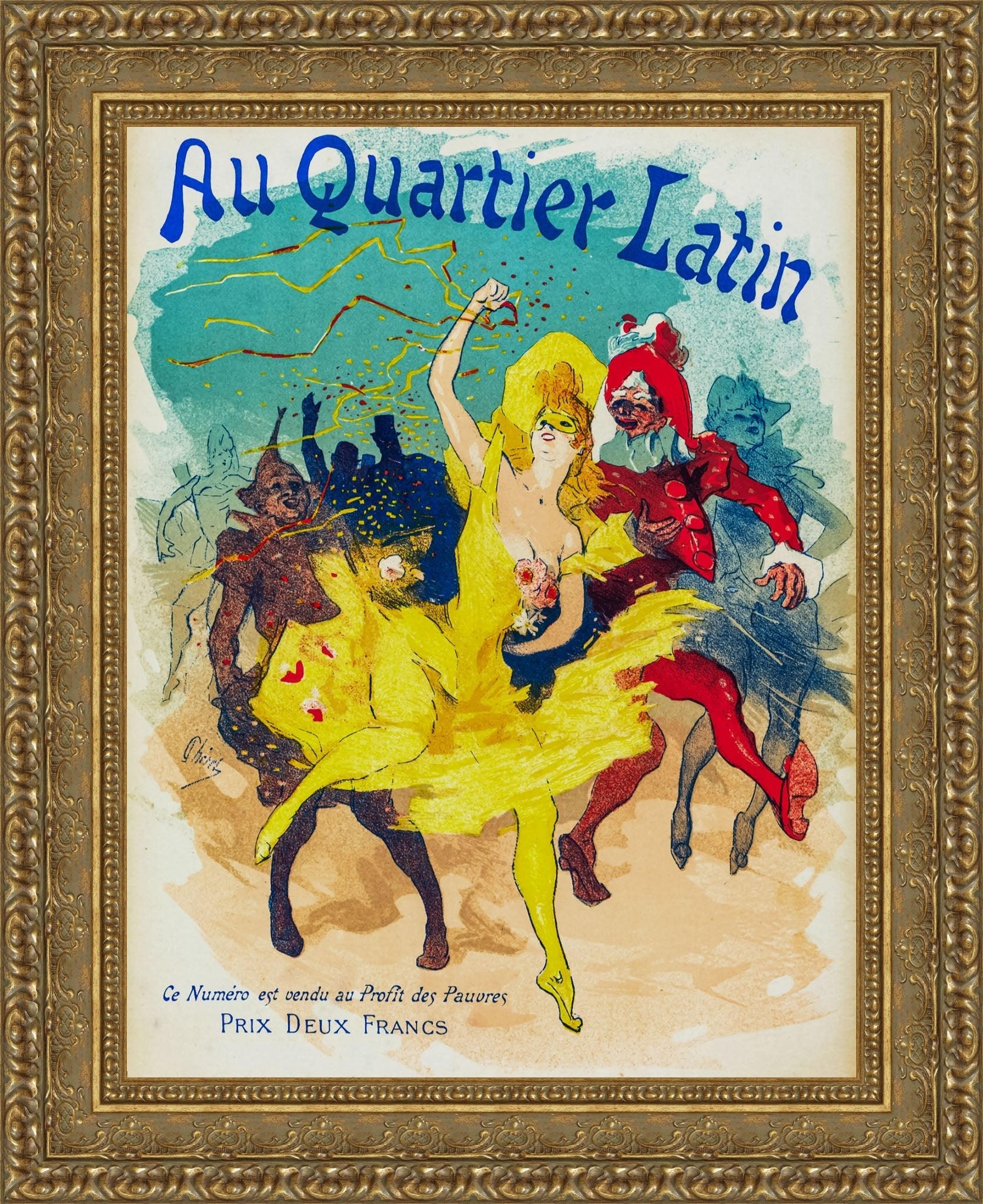 Au Quartier Latin 1894 - Canvas Classics