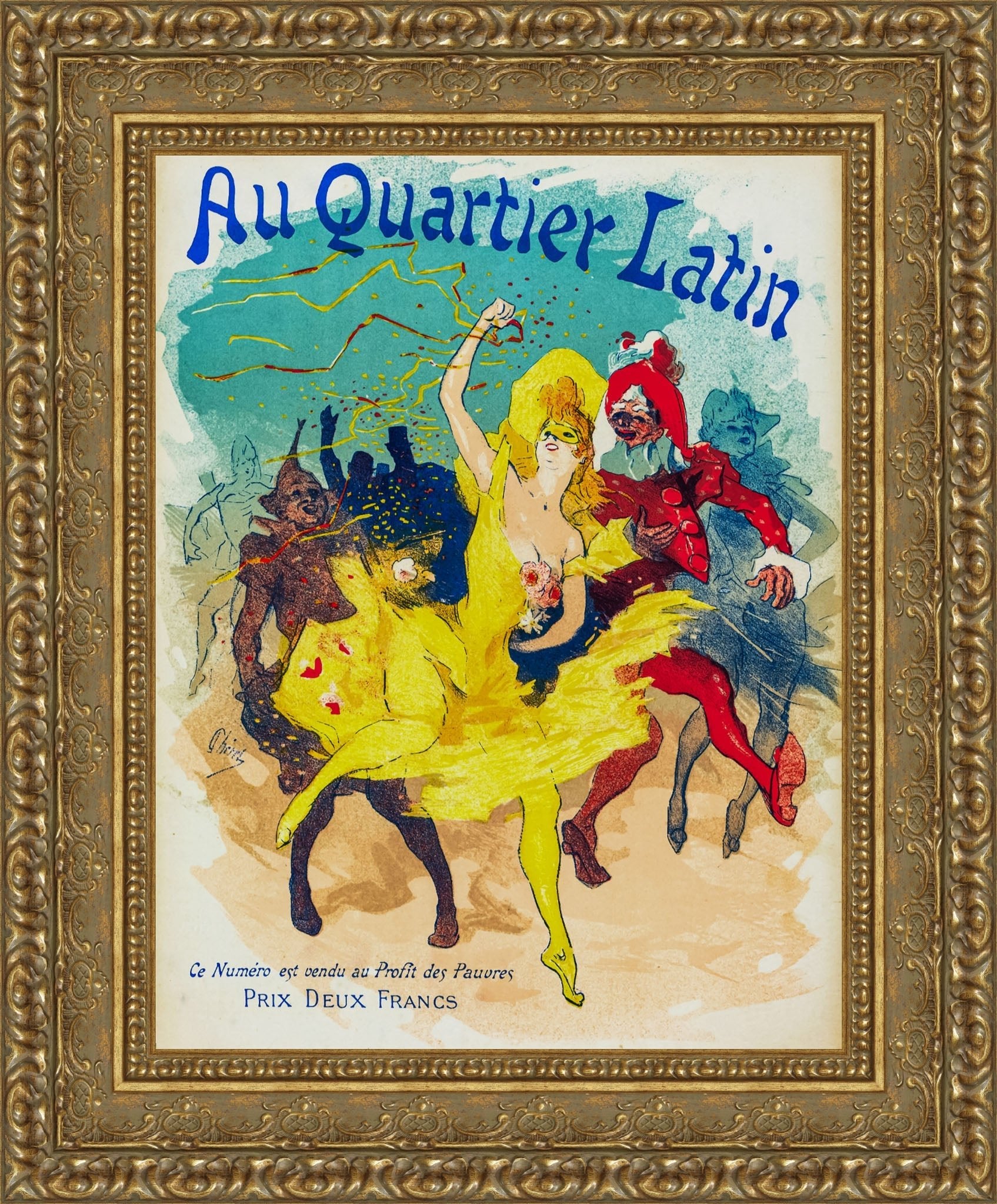 Au Quartier Latin 1894 - Canvas Classics